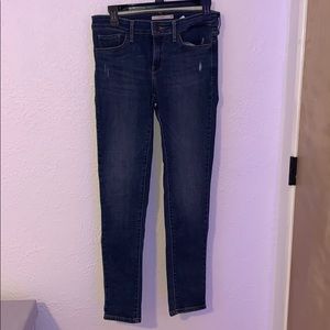 Levi’s dark blue jeans